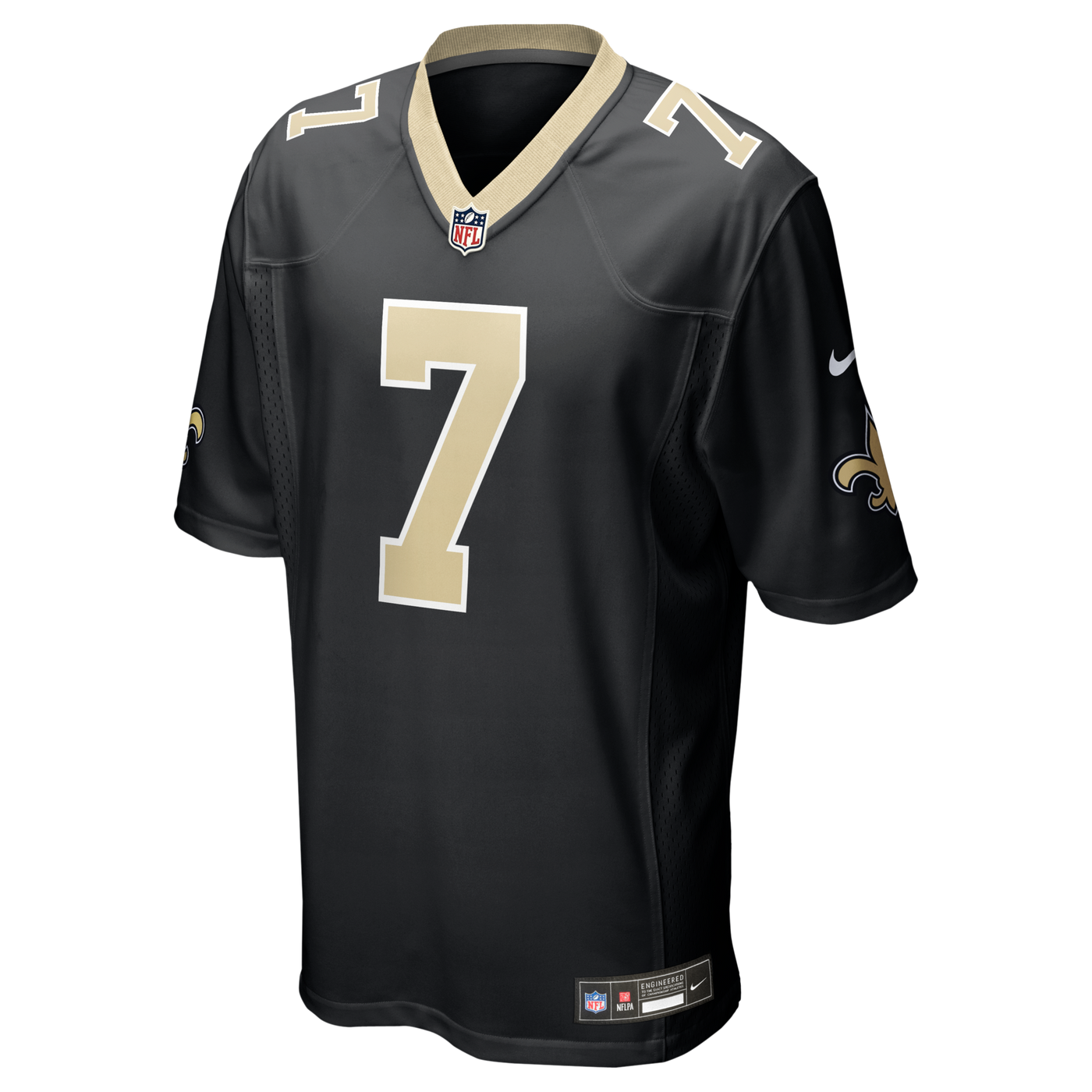 New Orleans Saints Taysom Hill Nike Black Game Jersey