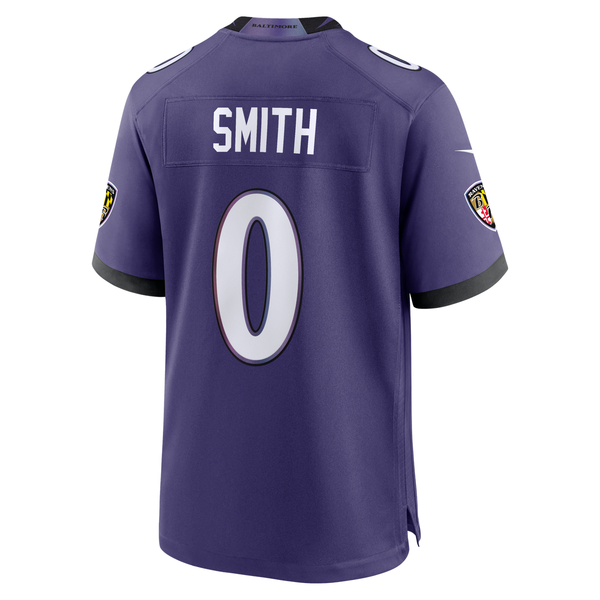 Baltimore Ravens Roquan Smith Purple Team Game Jersey