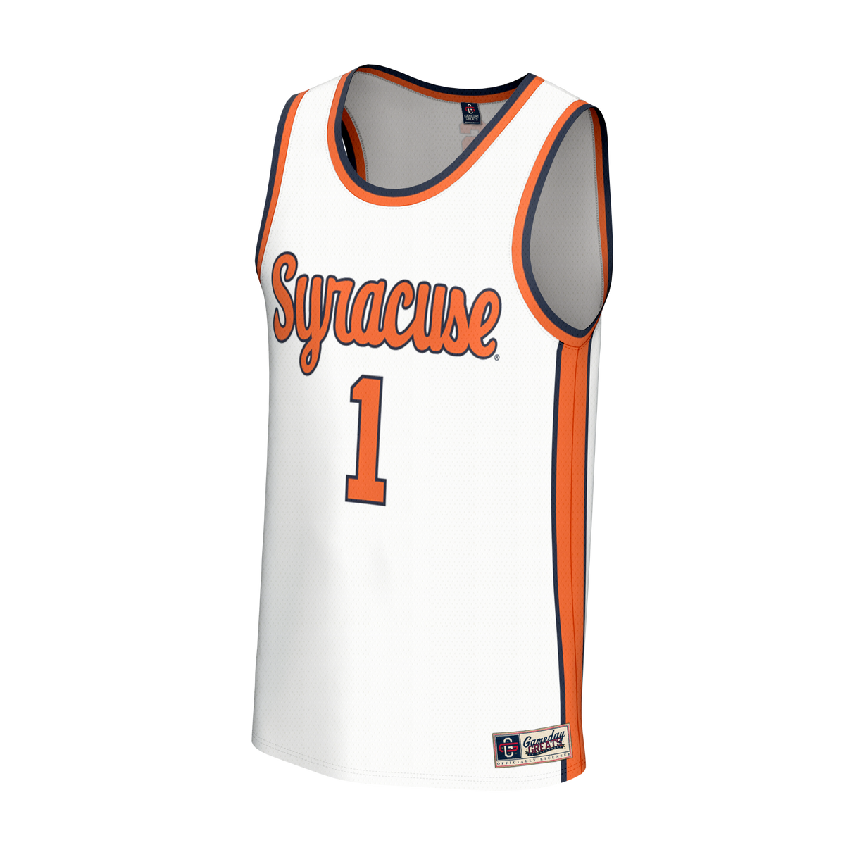 Syracuse Orange GameDay Greats Lightweight Collegiate Basketball Fashion Jersey - White