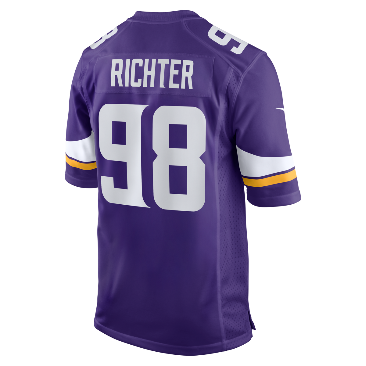 Minnesota Vikings Bo Richter Purple Team Game Jersey