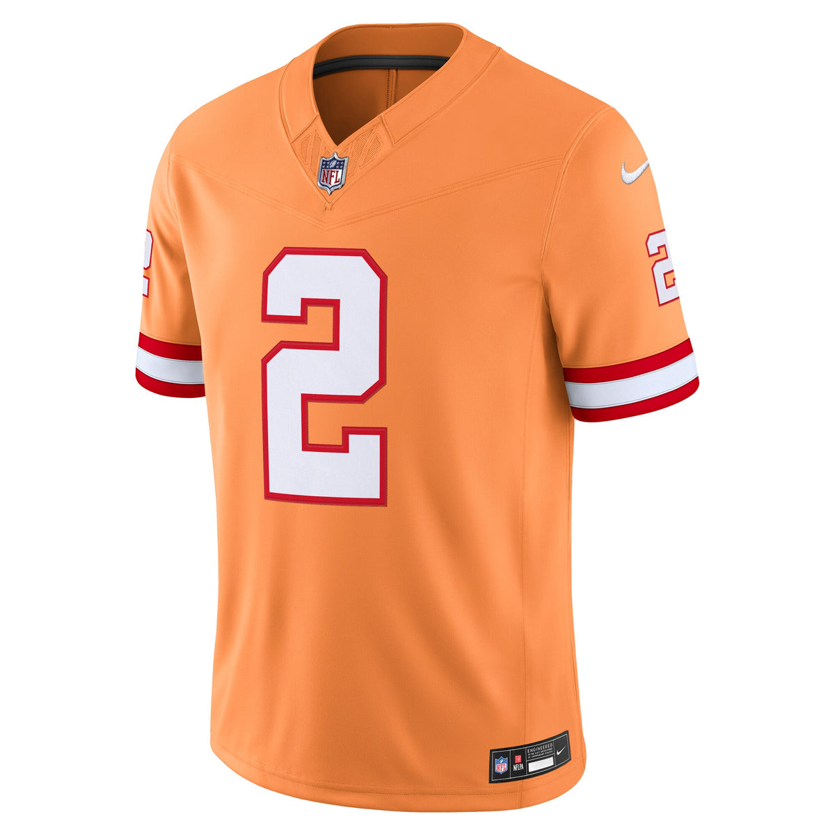 Tampa Bay Buccaneers Emeka Egbuka Creamsicle Alternate Vapor F.U.S.E. Stitched Limited Jersey