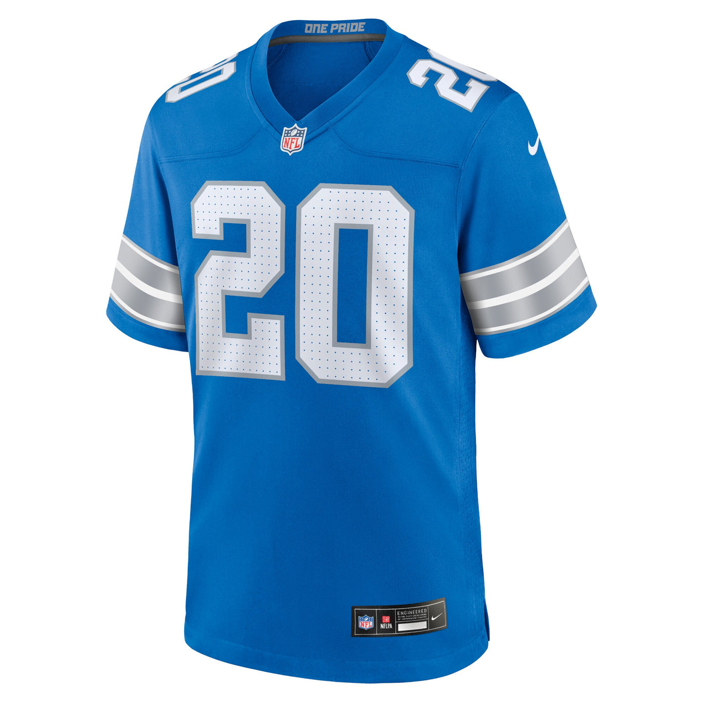 Detroit Lions Barry Sanders Nike Blue Retired Player Game Jersey