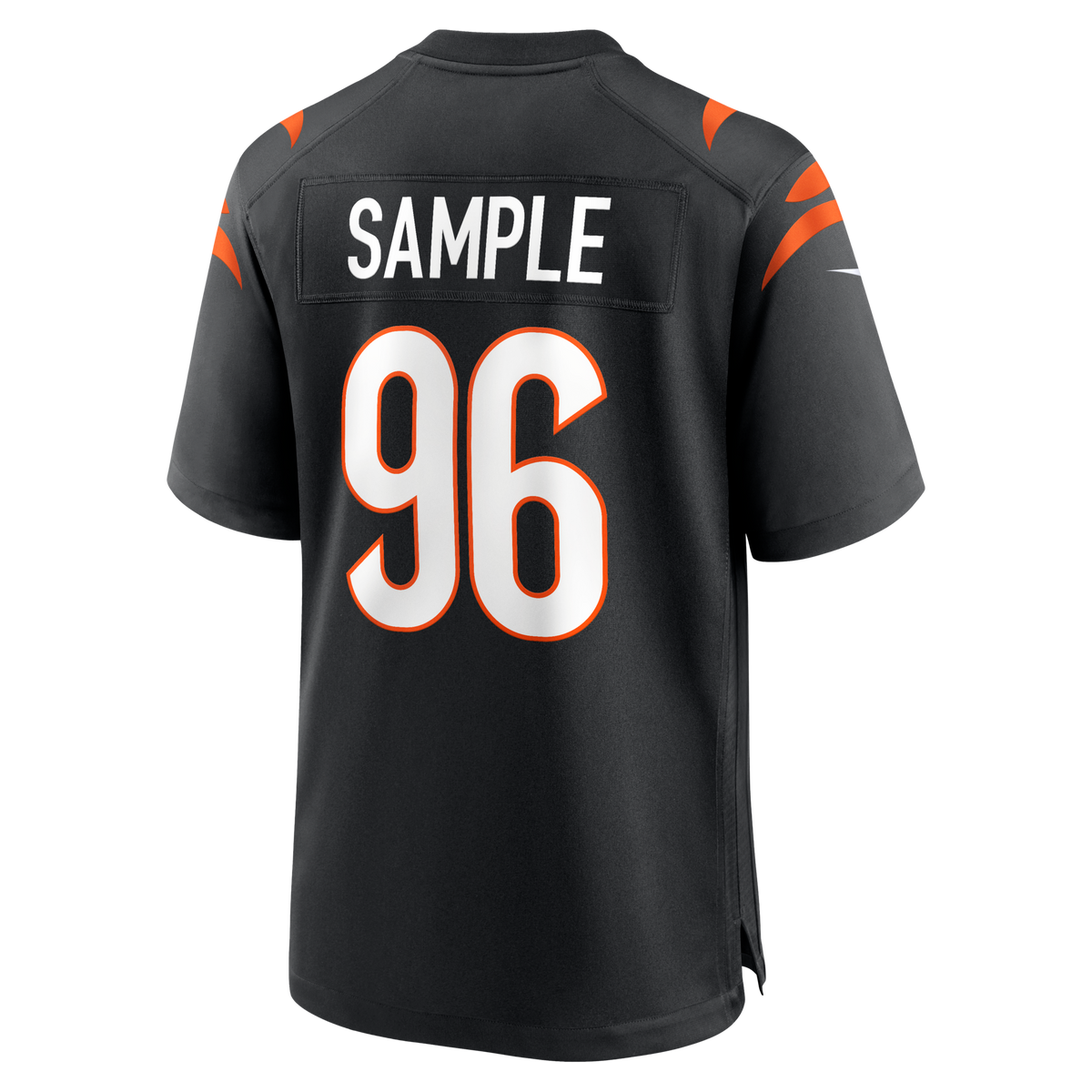 Cincinnati Bengals Cam Sample Nike Black Game Jersey