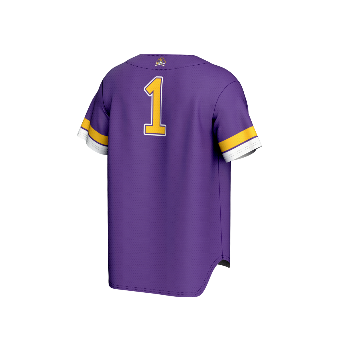 #1 ECU Pirates GameDay Greats Lightweight Collegiate Baseball Fashion Jersey - Purple