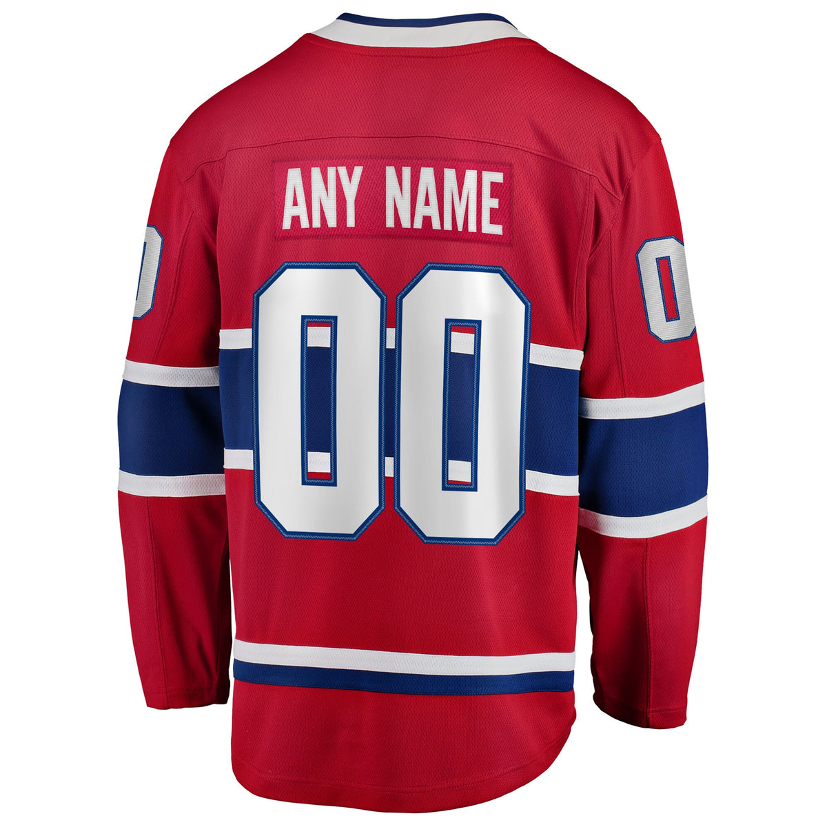 Montreal Canadiens Fanatics Red Home Breakaway Custom Jersey