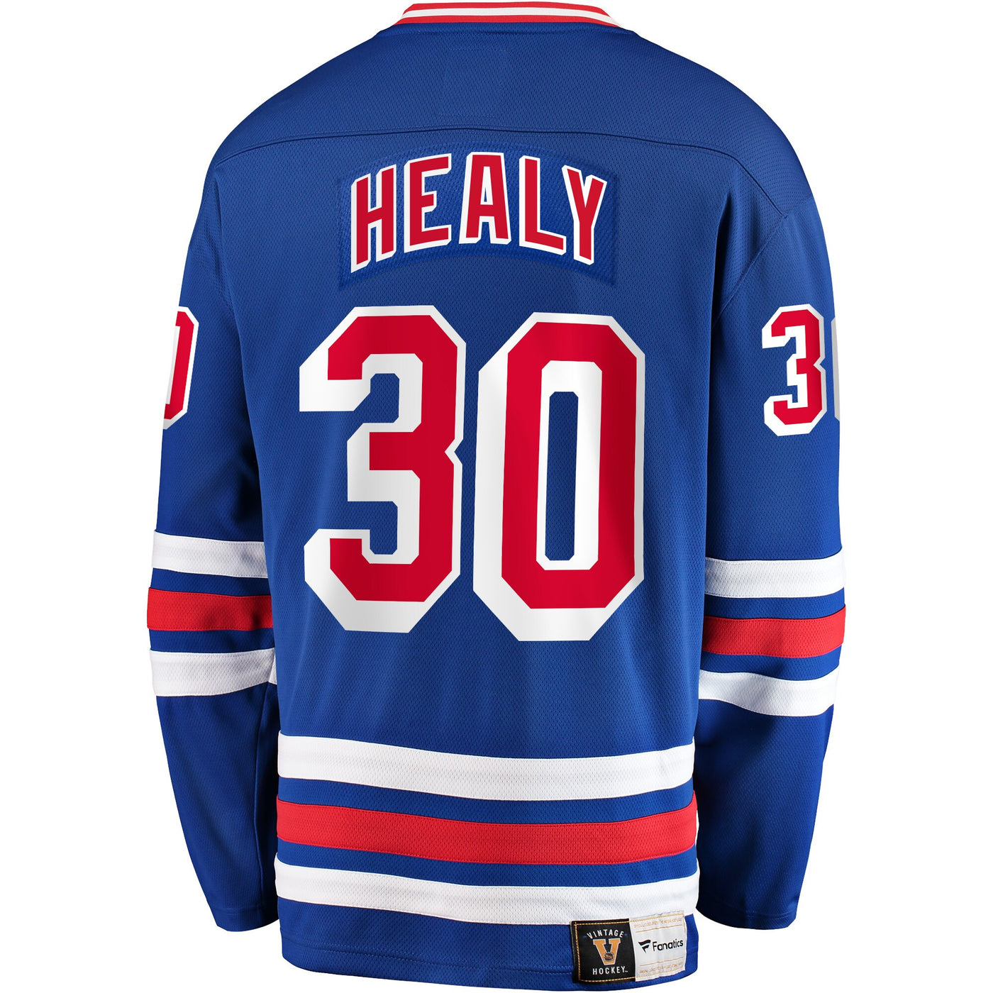 New York Rangers Glenn Healy Fanatics Blue Premier Breakaway Retired Player Jersey