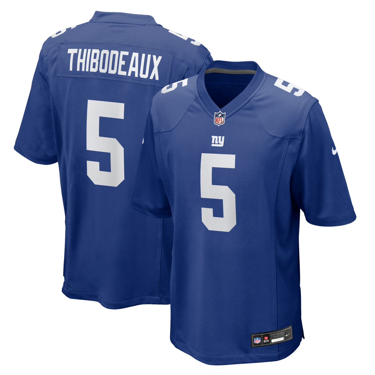 New York Giants Kayvon Thibodeaux Royal Player Game Jersey