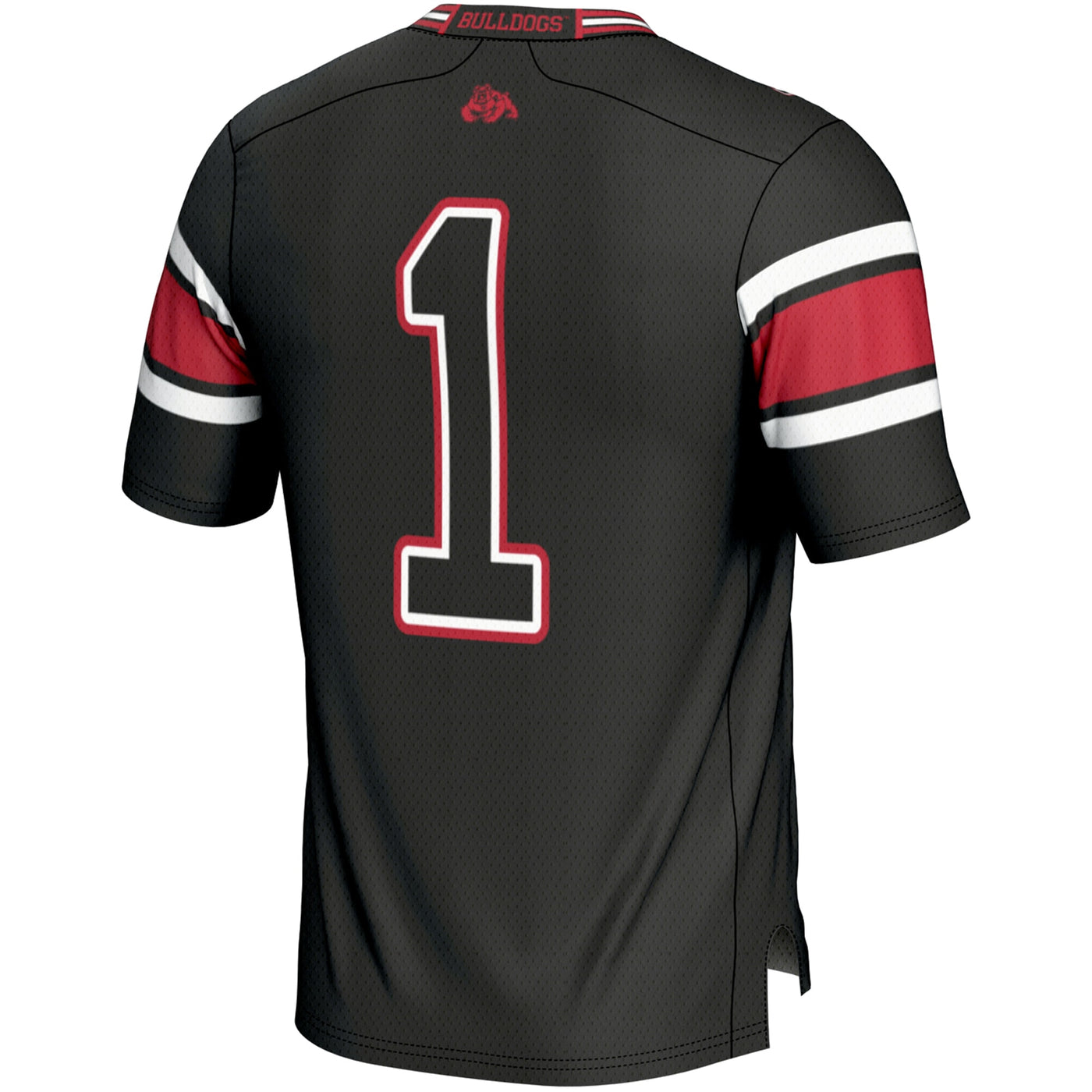 GameDay Greats #1 Black Fresno State Bulldogs Endzone Football Jersey