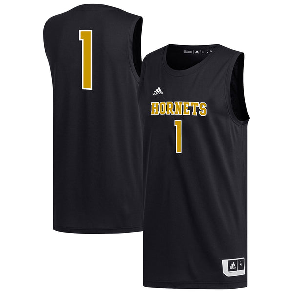 #1 Alabama State Hornets Replica Basketball Jersey - Black