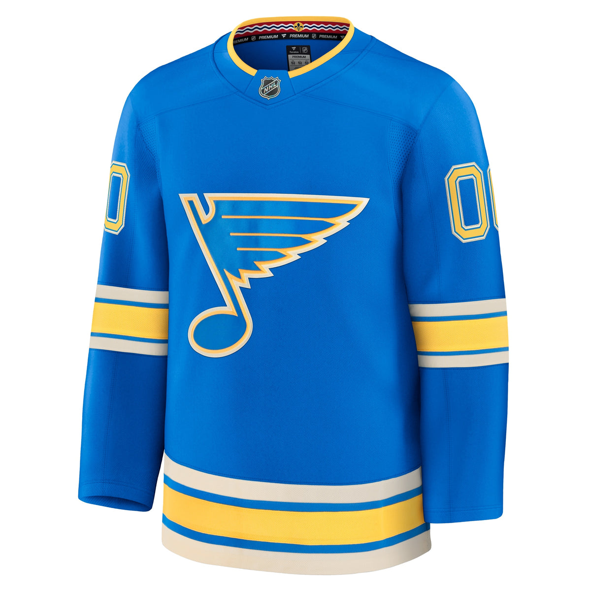 St. Louis Blues Fanatics Blue Alternate Premium Custom Jersey