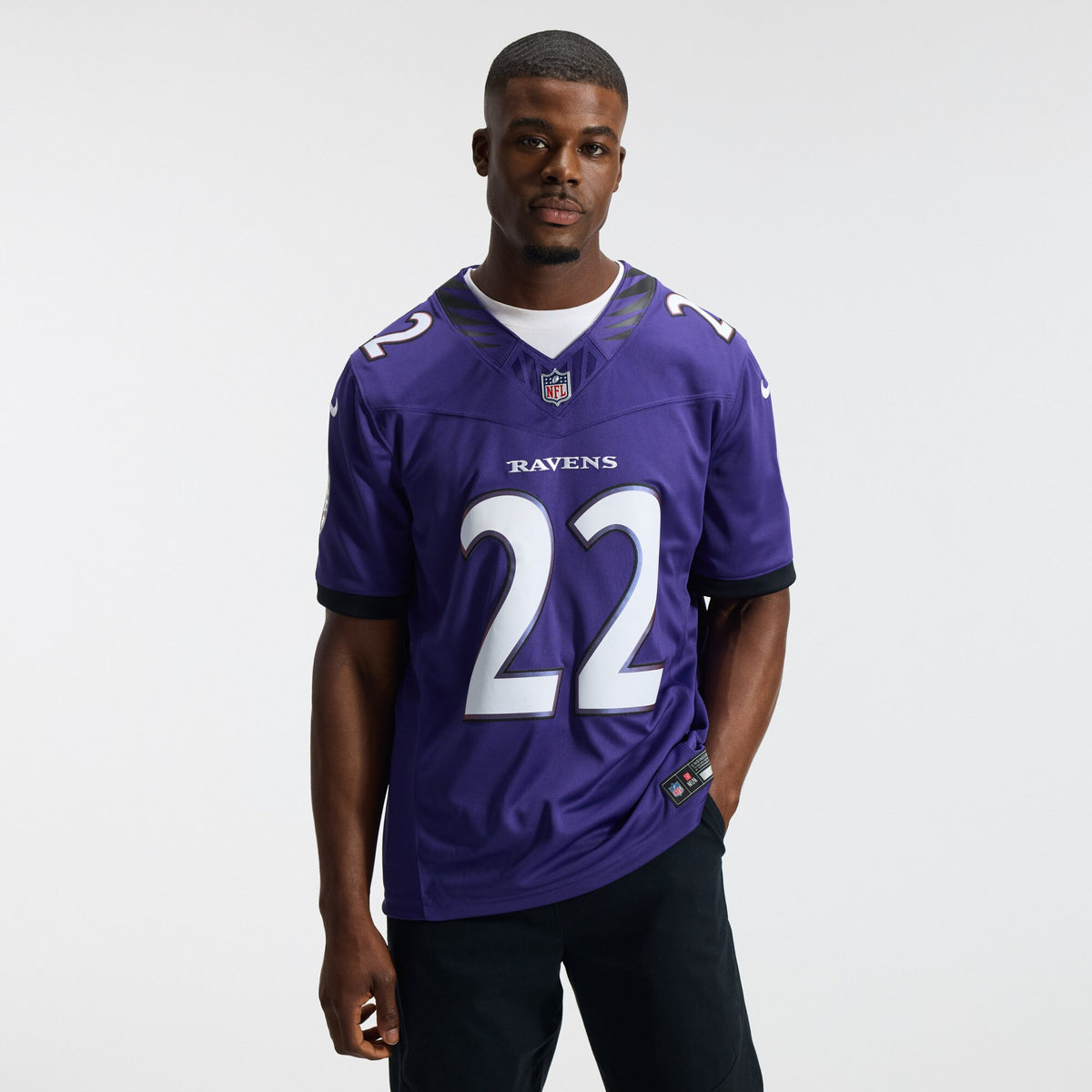 Baltimore Ravens Derrick Henry Purple Team Vapor F.U.S.E. Stitched Limited Jersey