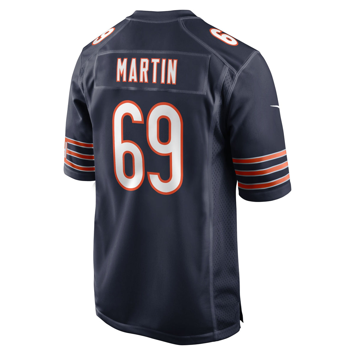 Chicago Bears Jeremiah Martin Navy Team Game Jersey