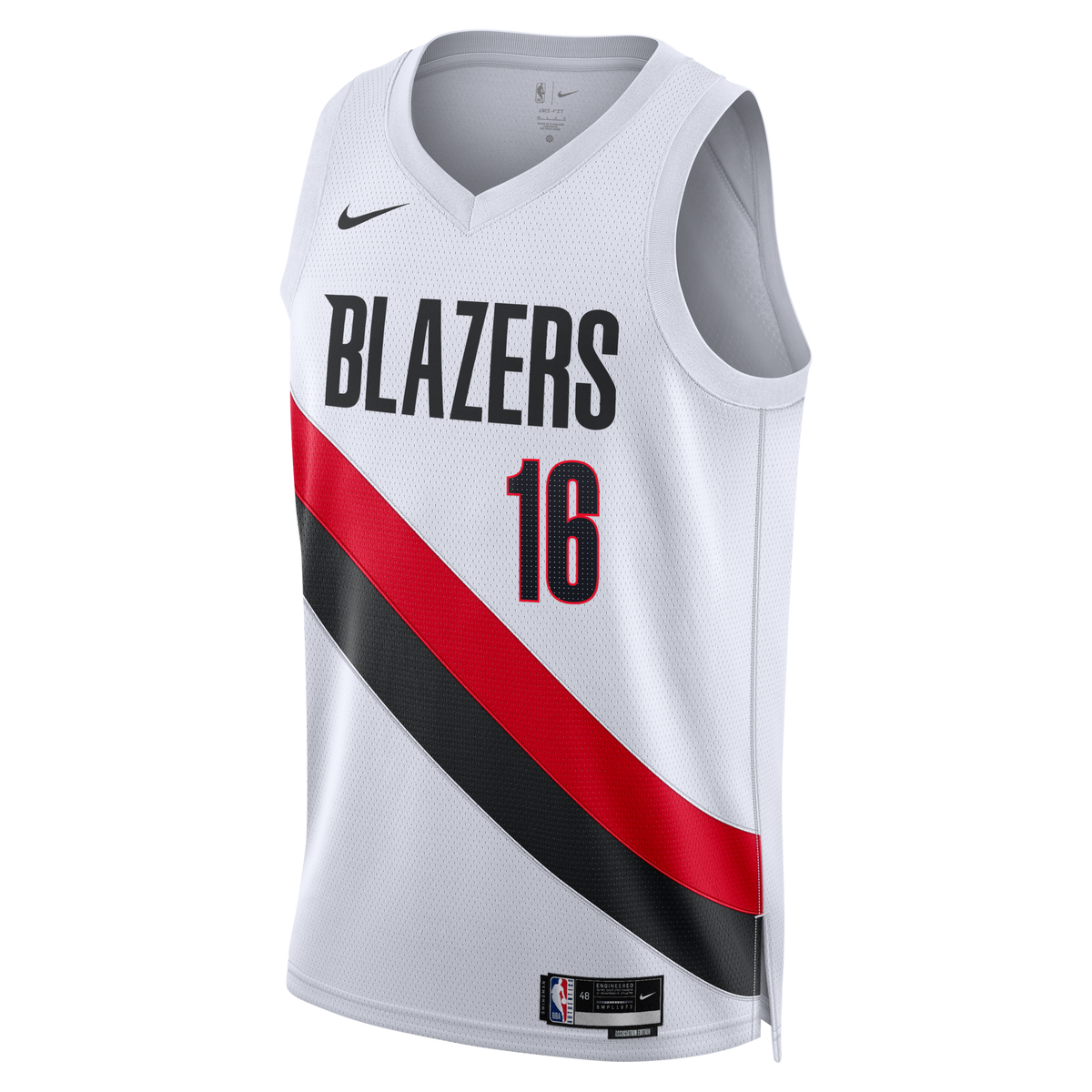 Portland Trail Blazers Replica Association Edition Swingman Jersey - White - Yang Hansen -