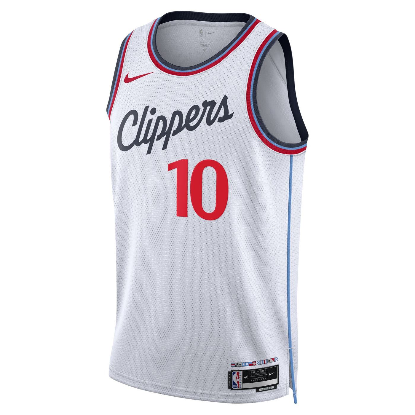 Los Angeles Clippers Nike Association Edition Swingman Jersey - White - Darius Garland