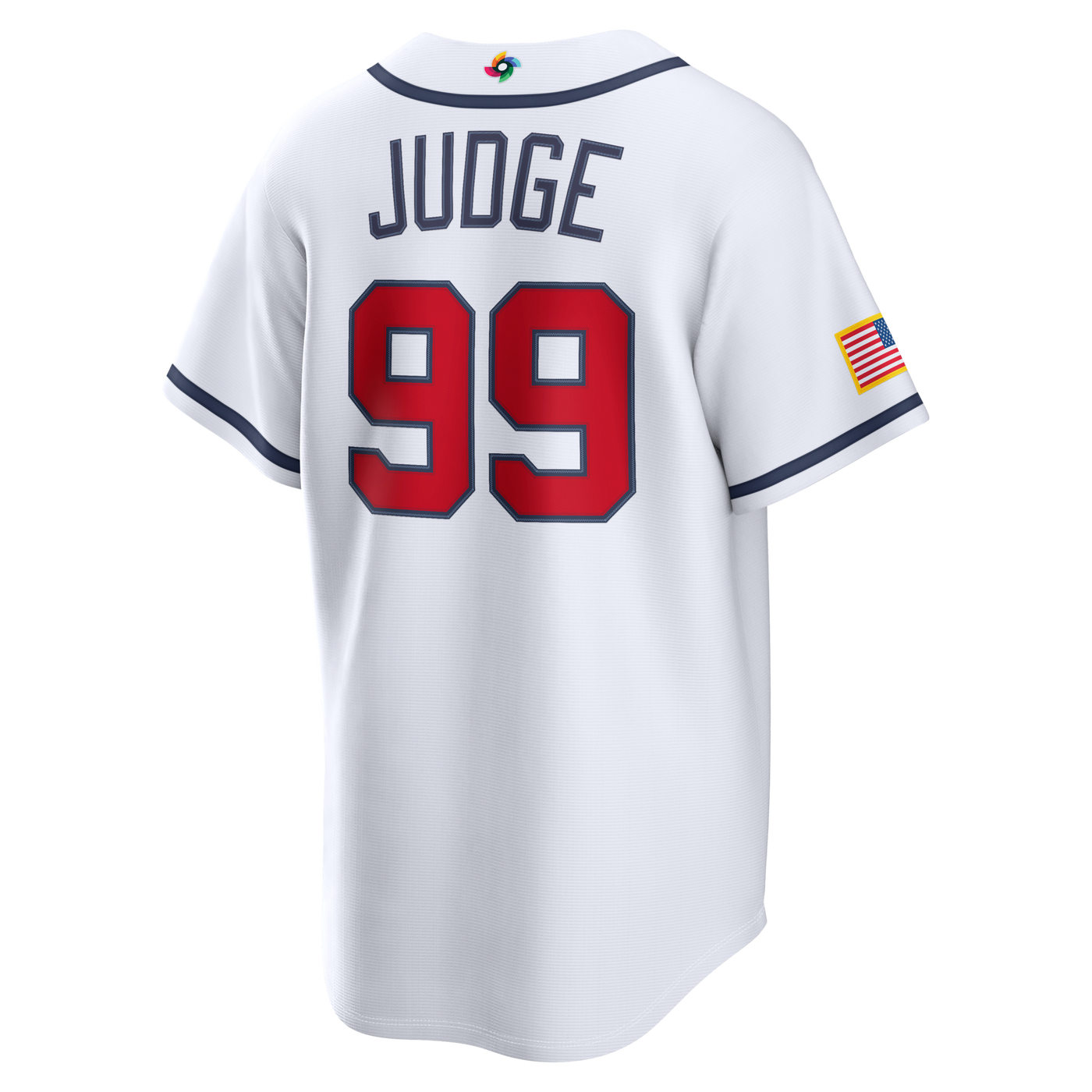 USA Baseball Aaron Judge Nike White 2026 World Baseball Classic Home Stadium Jersey