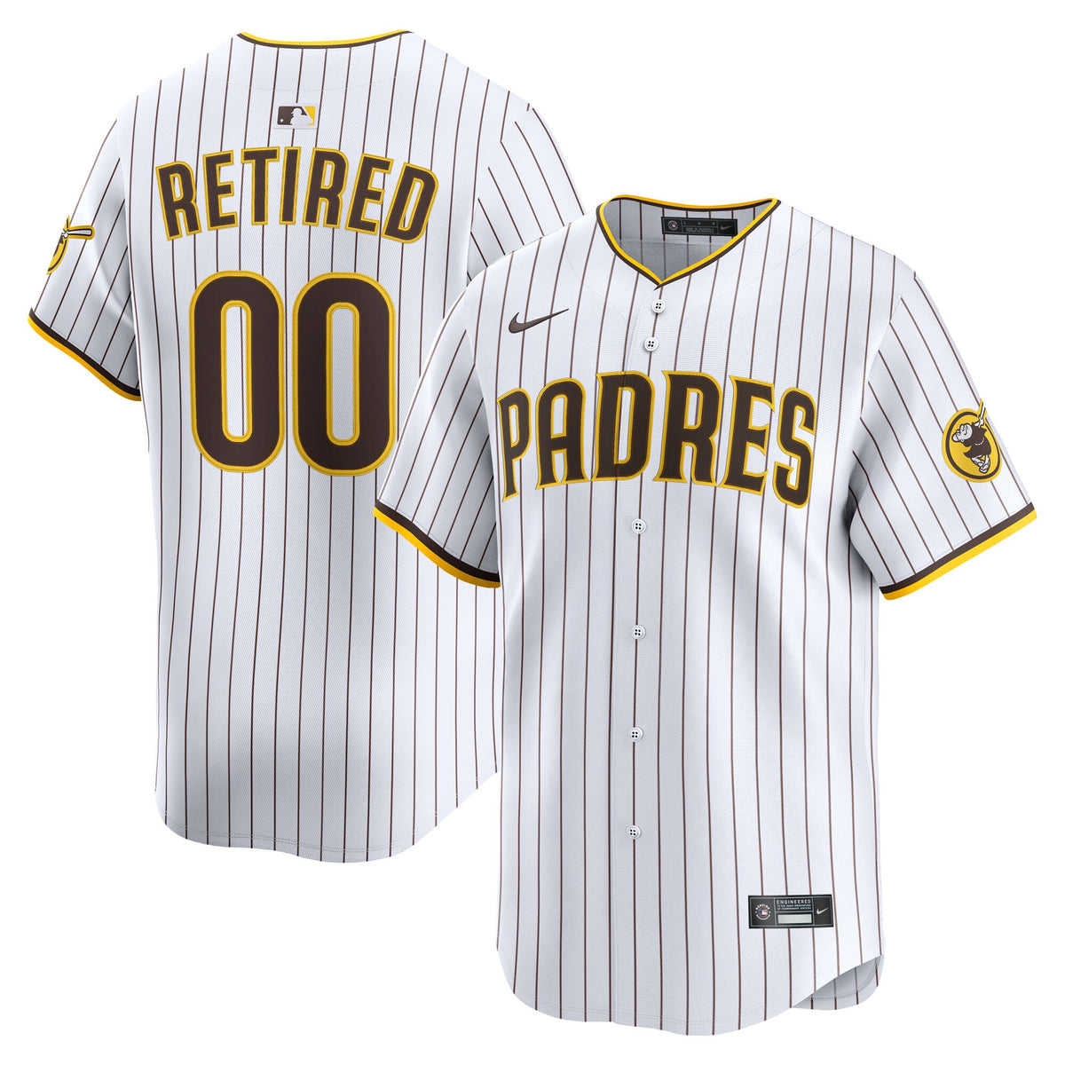 San Diego Padres White Home Limited Pick-A-Player Retired Roster Jersey