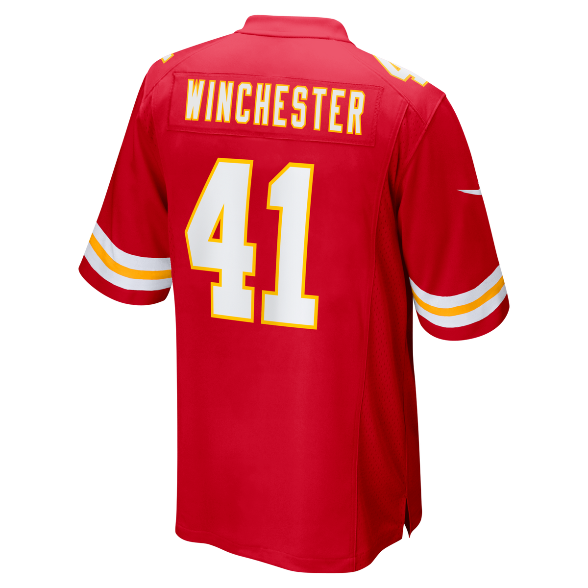 Kansas City Chiefs James Winchester Red Game Jersey