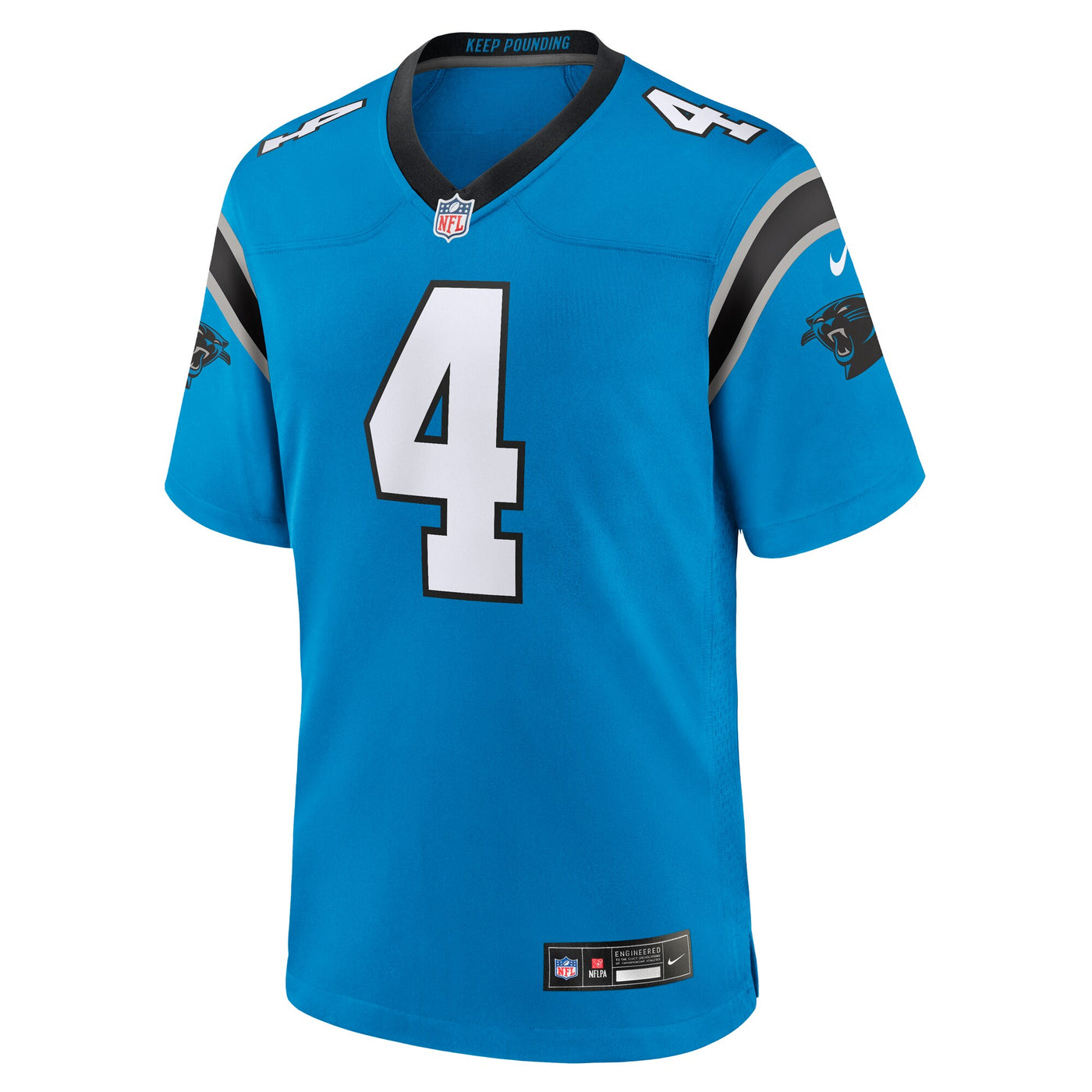 Carolina Panthers Tetairoa McMillan Nike Blue Alternate Game Jersey