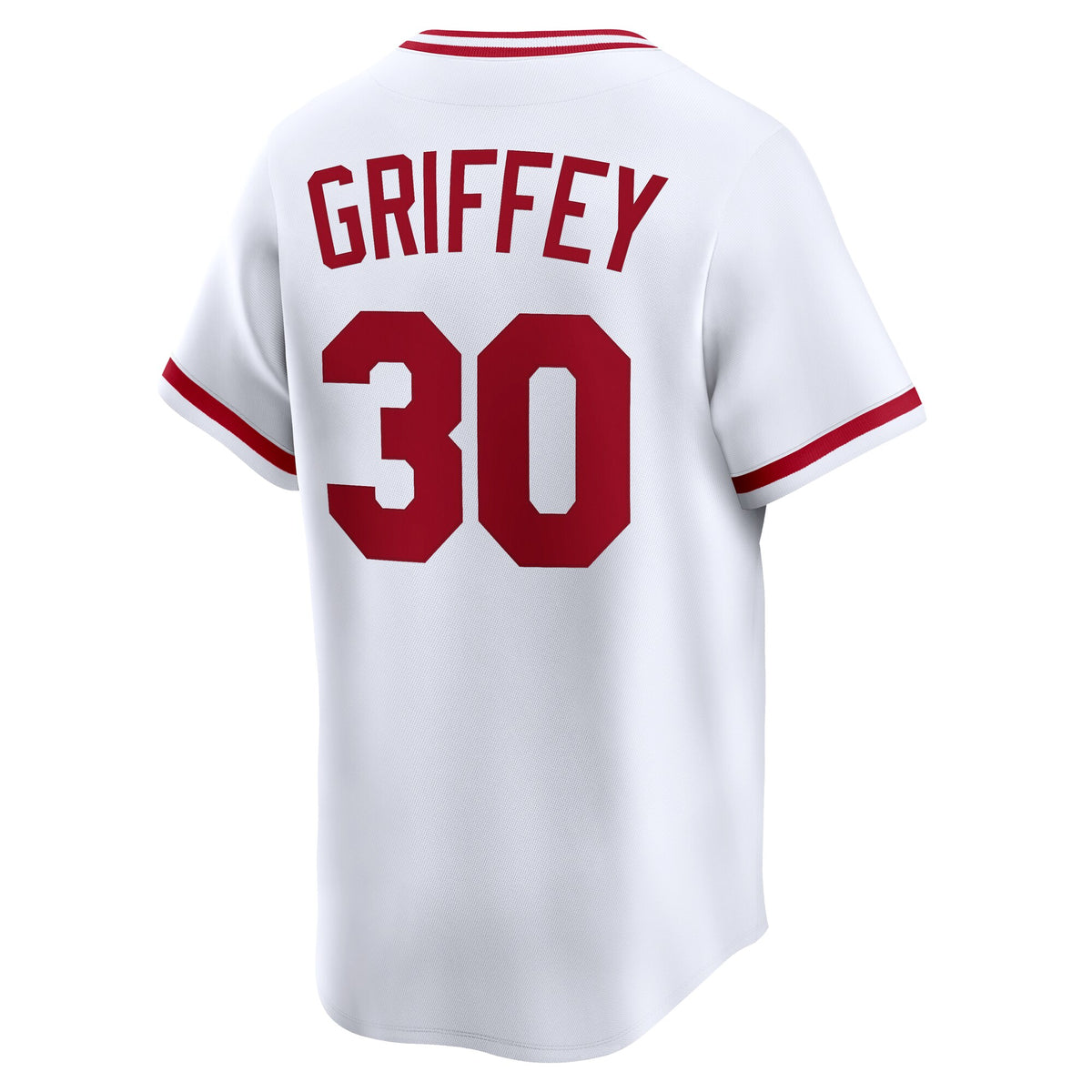 Cincinnati Reds Ken Griffey White Throwback Cooperstown Collection Limited Jersey