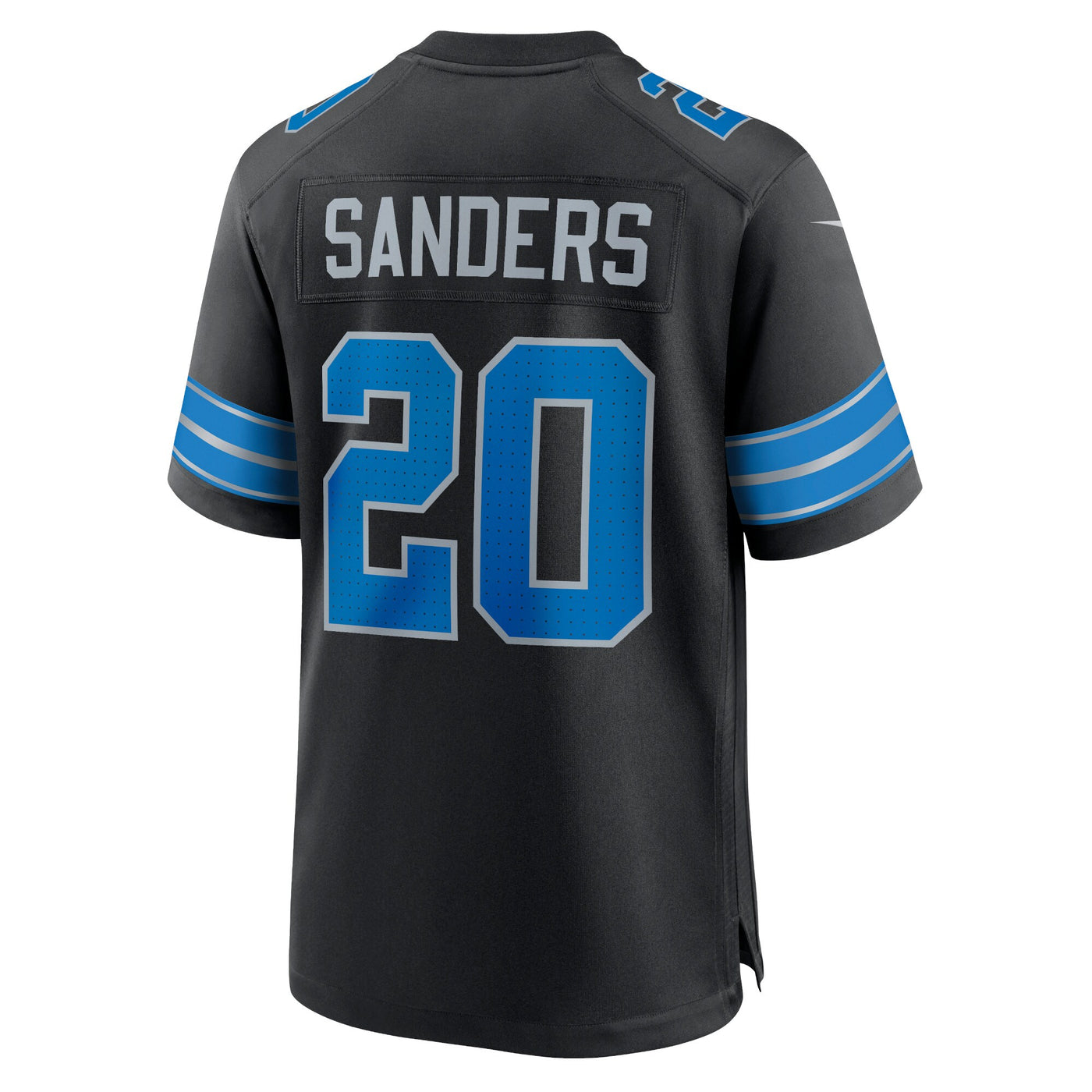 Detroit Lions Barry Sanders Nike Black 2nd Alternate Retired Player Game Jersey