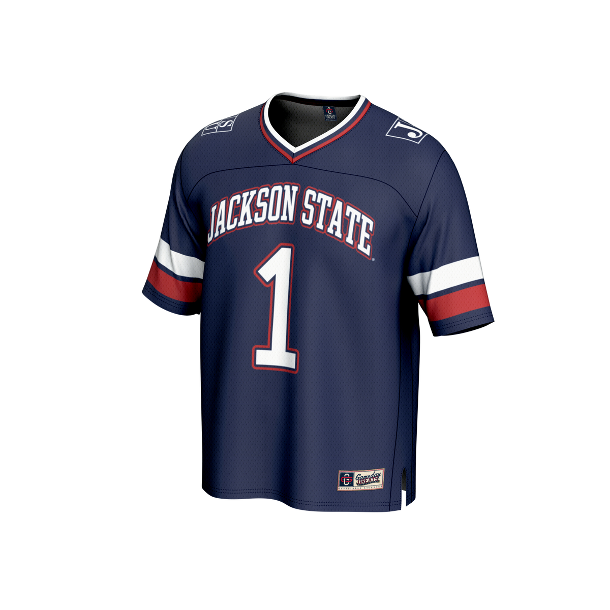 #1 Jackson State Tigers GameDay Greats Collegiate Football Fashion Jersey - Royal