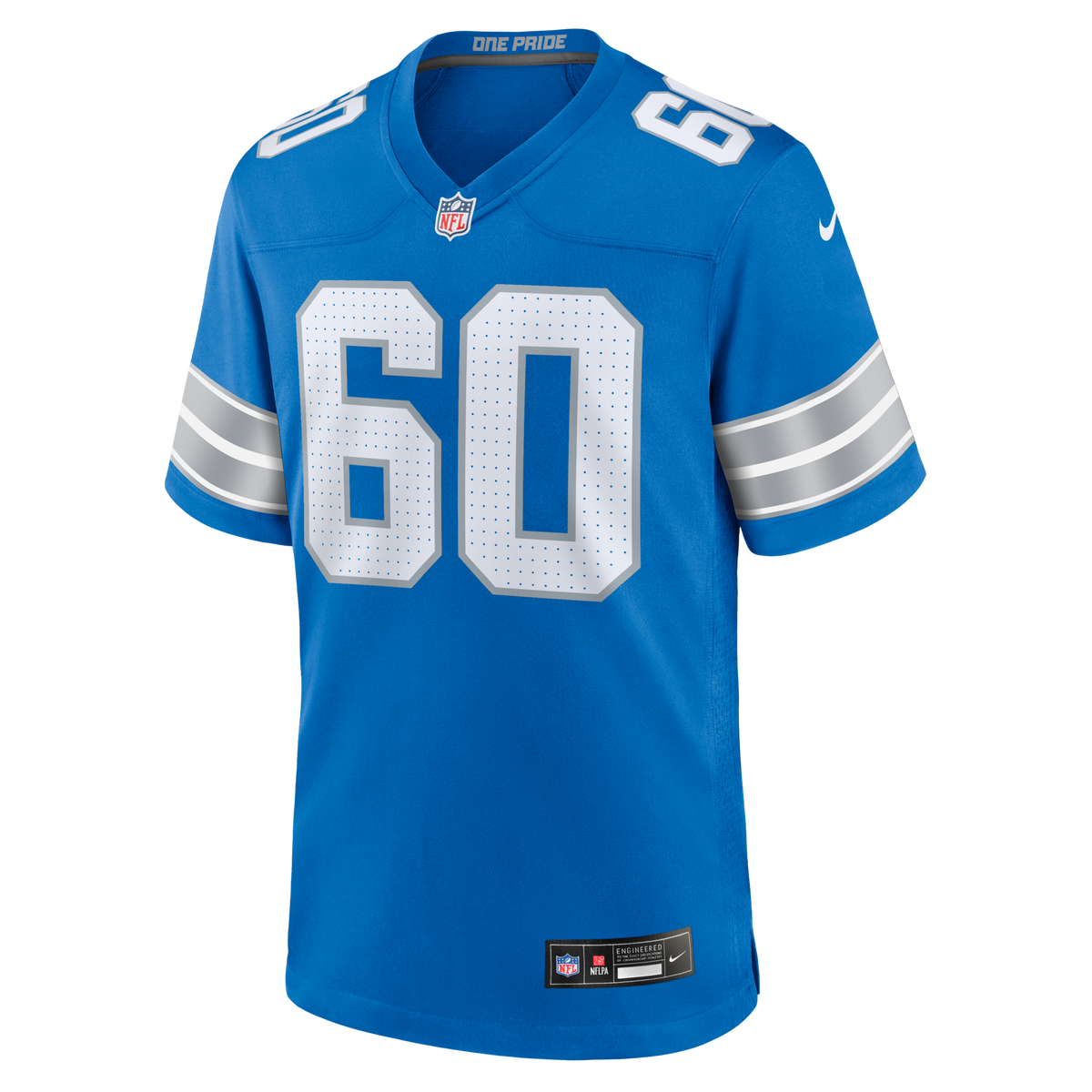 Detroit Lions Graham Glasgow Blue Team Game Jersey