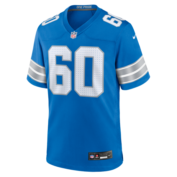 Detroit Lions Graham Glasgow Nike Blue Team Game Jersey