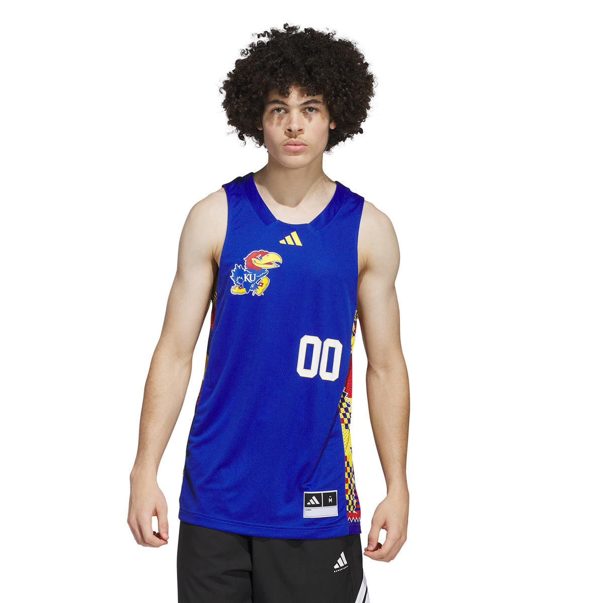 #00 Kansas Jayhawks Black History Month Basketball Jersey - Royal/Red