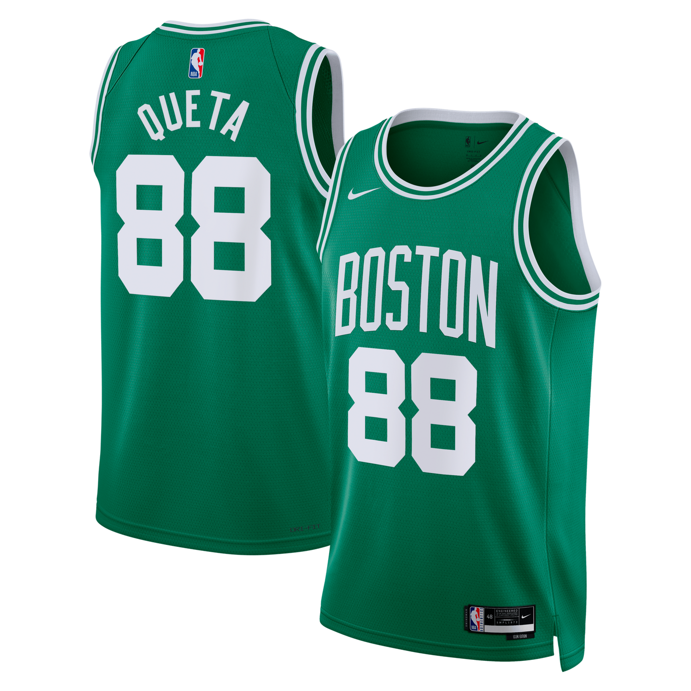 Boston Celtics Nike Icon Edition Swingman Jersey - Kelly Green - Neemias Queta