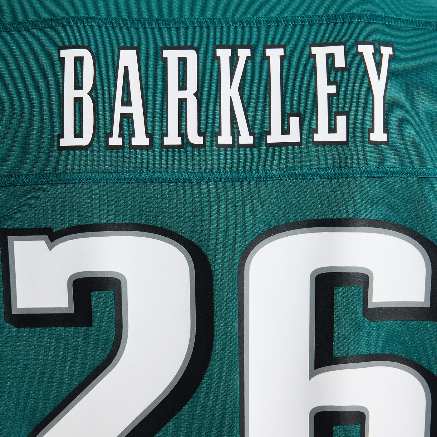 Philadelphia Eagles Saquon Barkley Nike Midnight Green Team Game Jersey