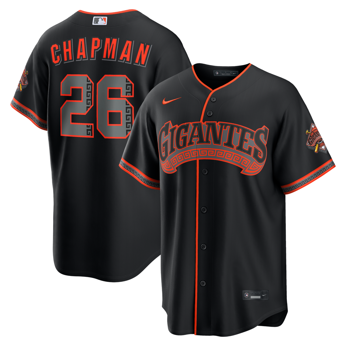 San Francisco Giants Matt Chapman Black Alternate Stadium Jersey