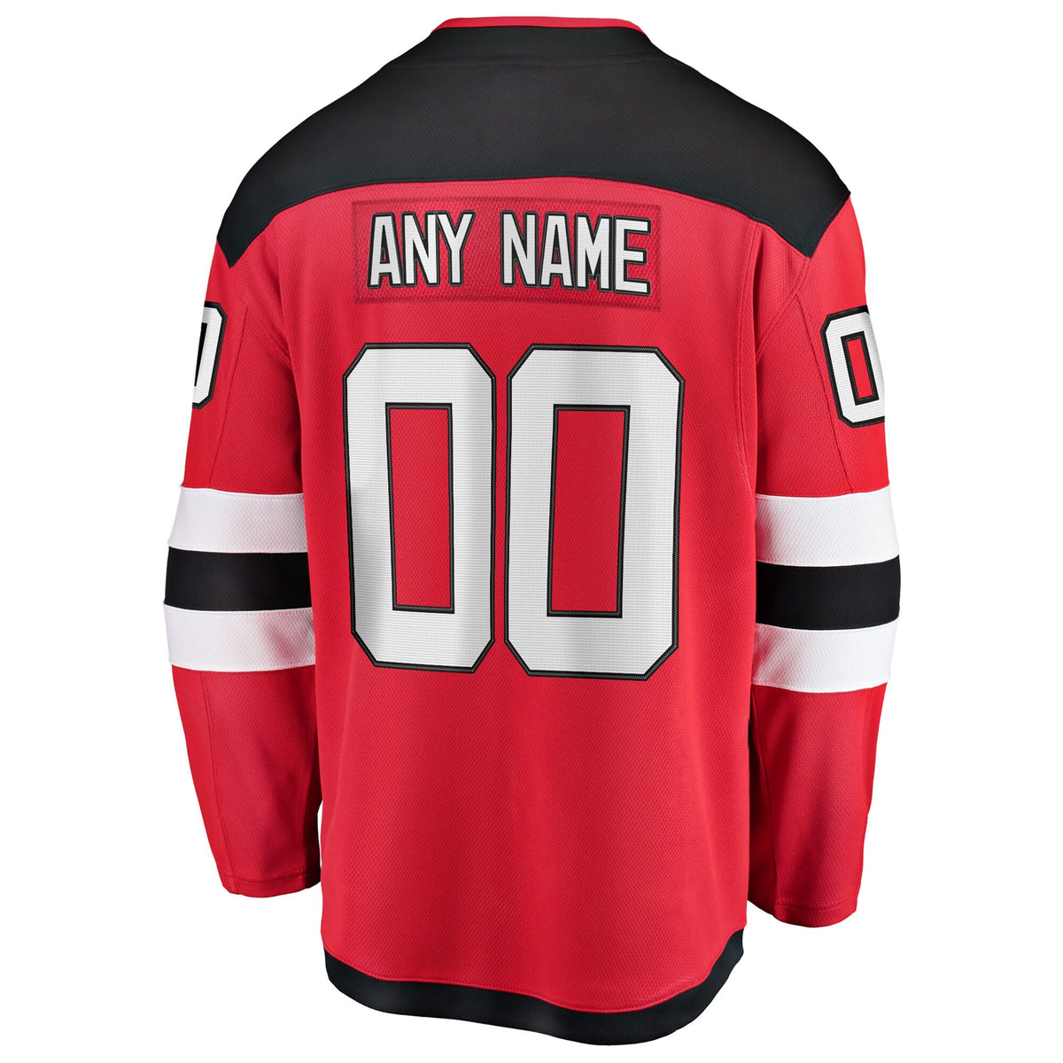 New Jersey Devils Fanatics Red Home Breakaway Custom Jersey