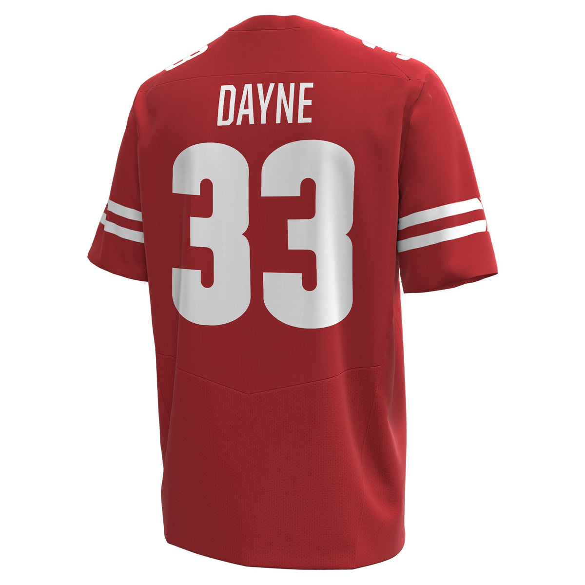 Ron Dayne Wisconsin Badgers Under Armour NIL Football Replica Player Jersey - Red