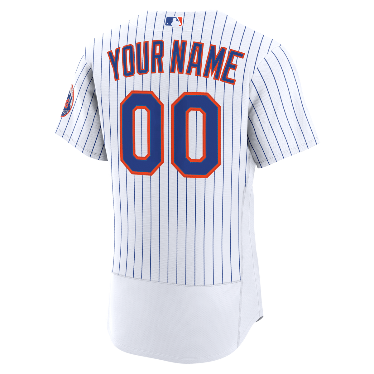 New York Mets White Home Authentic Custom Jersey