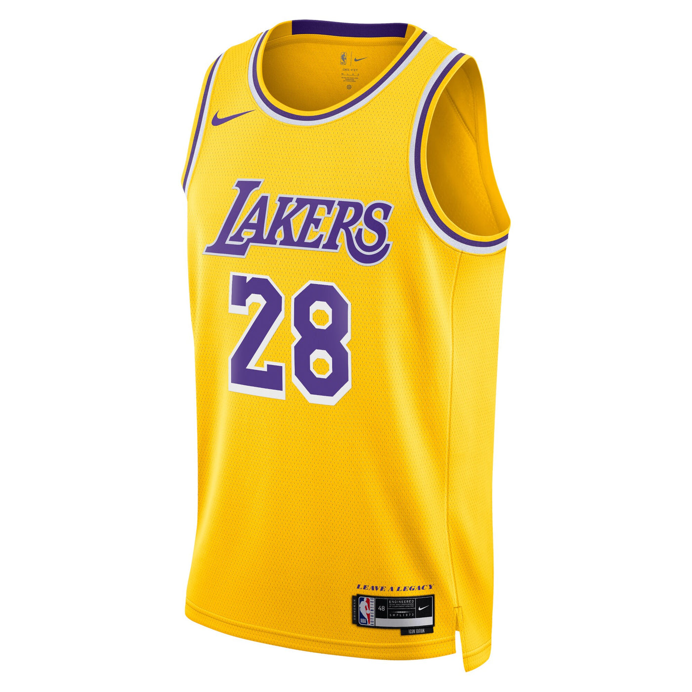 Los Angeles Lakers Nike Icon Edition Swingman Jersey - Gold - Rui Hachimura