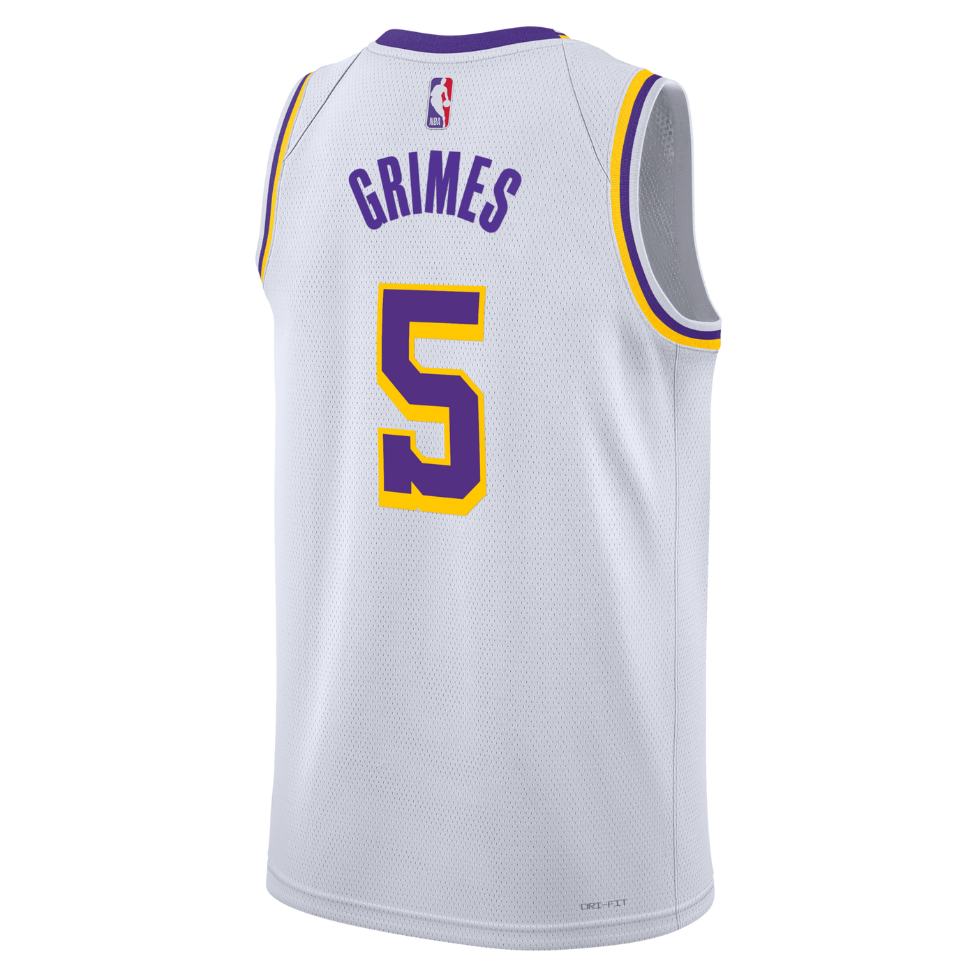 Los Angeles Lakers Nike Association Edition Edition Swingman Jersey - White - Quentin Grimes