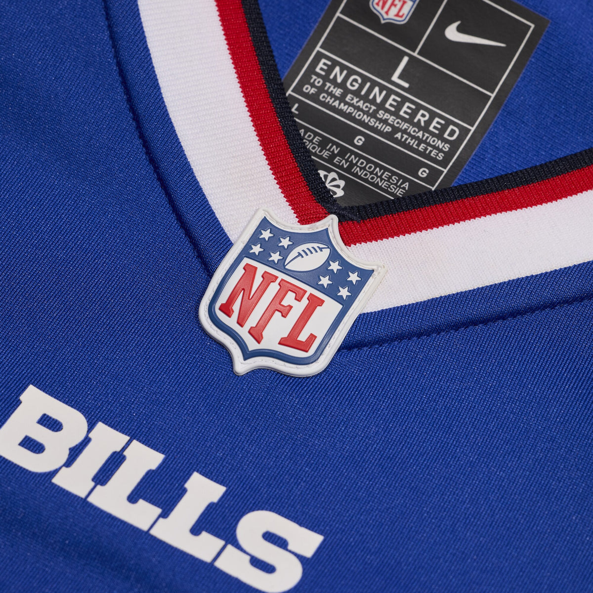 Buffalo Bills Larry Ogunjobi Royal Team Game Jersey