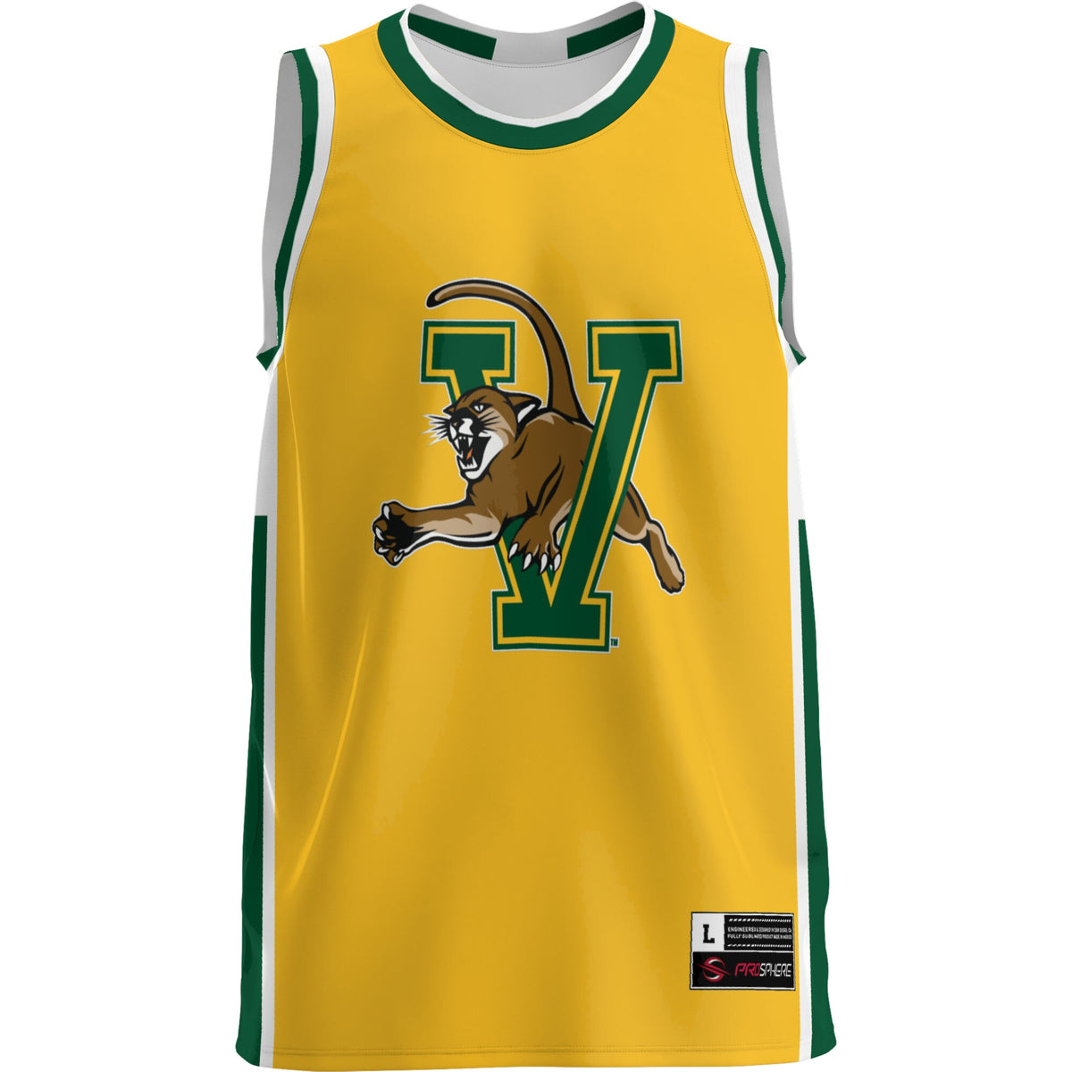 Vermont Catamounts GameDay Greats Lightweight Basketball Jersey - Green