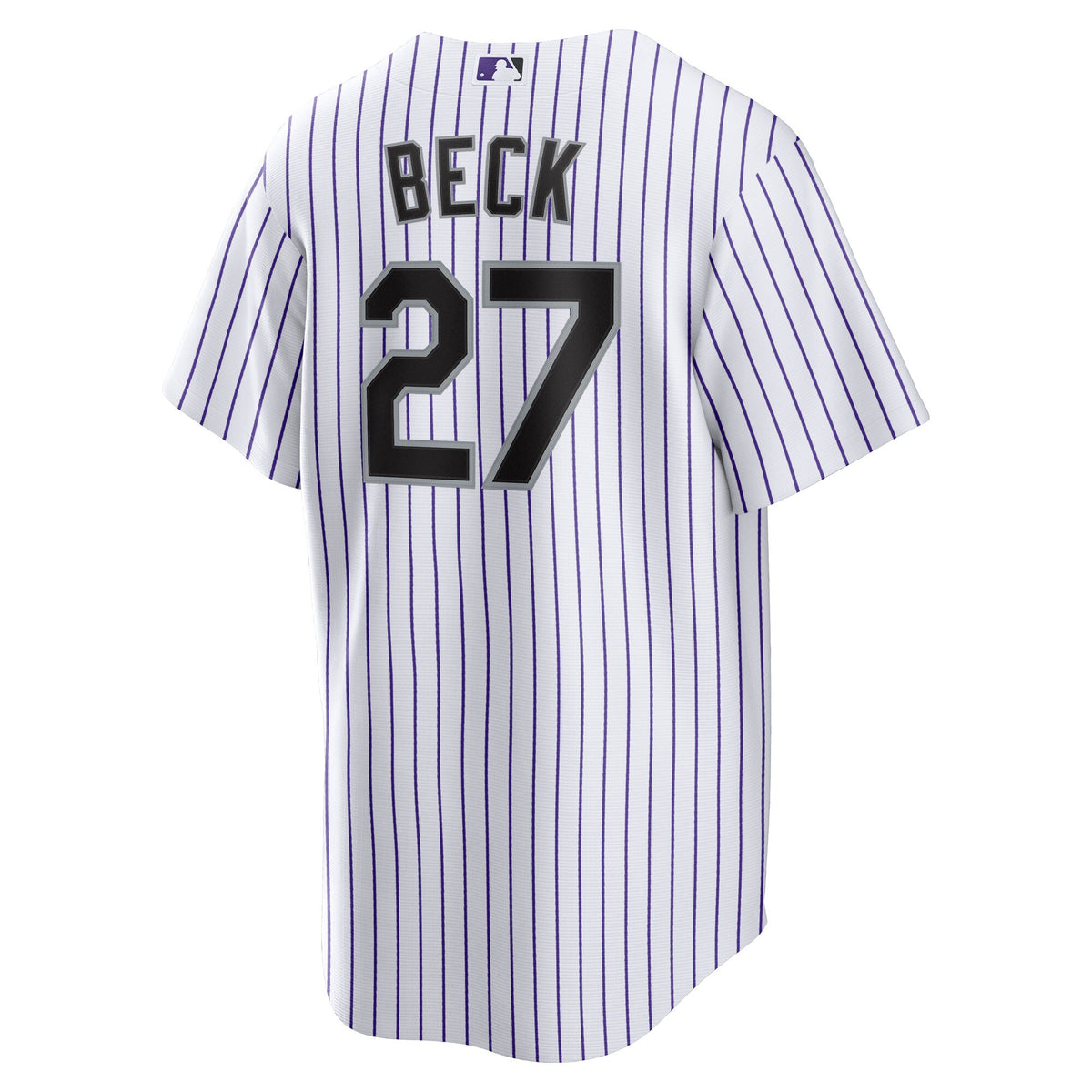 Colorado Rockies Jordan Beck White Home Replica Jersey