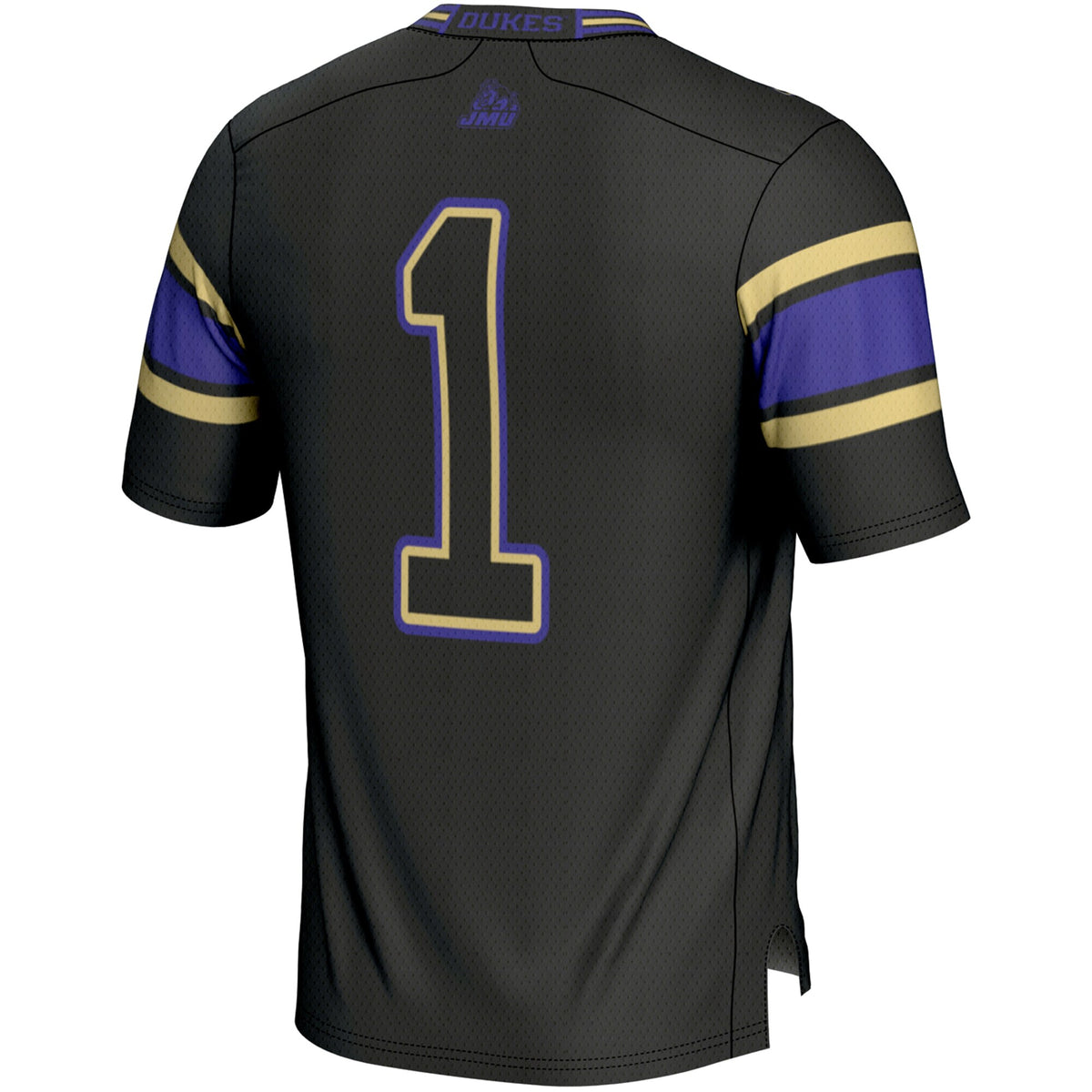 #1 James Madison Dukes GameDay Greats Endzone Football Jersey - Black