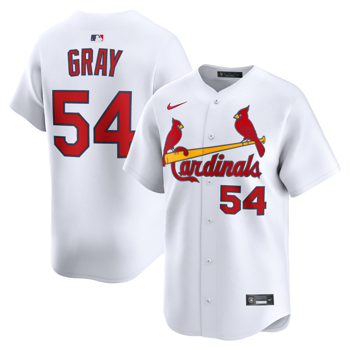 St. Louis Cardinals Sonny Gray White Home Limited Player Jersey