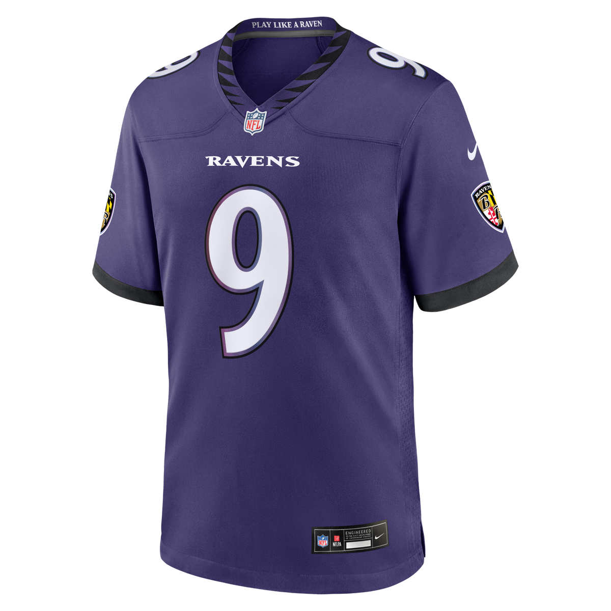 Baltimore Ravens Zion Young Purple Team Game Jersey