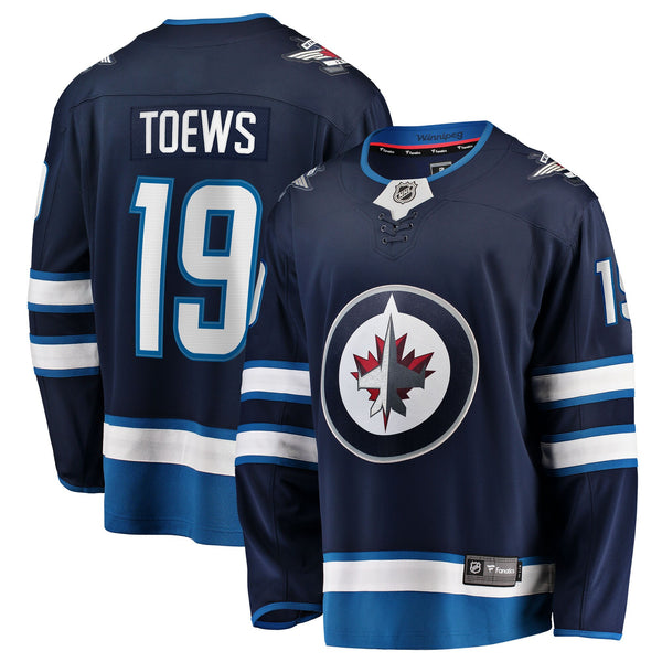 Winnipeg Jets Jonathan Toews Fanatics Navy Home Breakaway Jersey