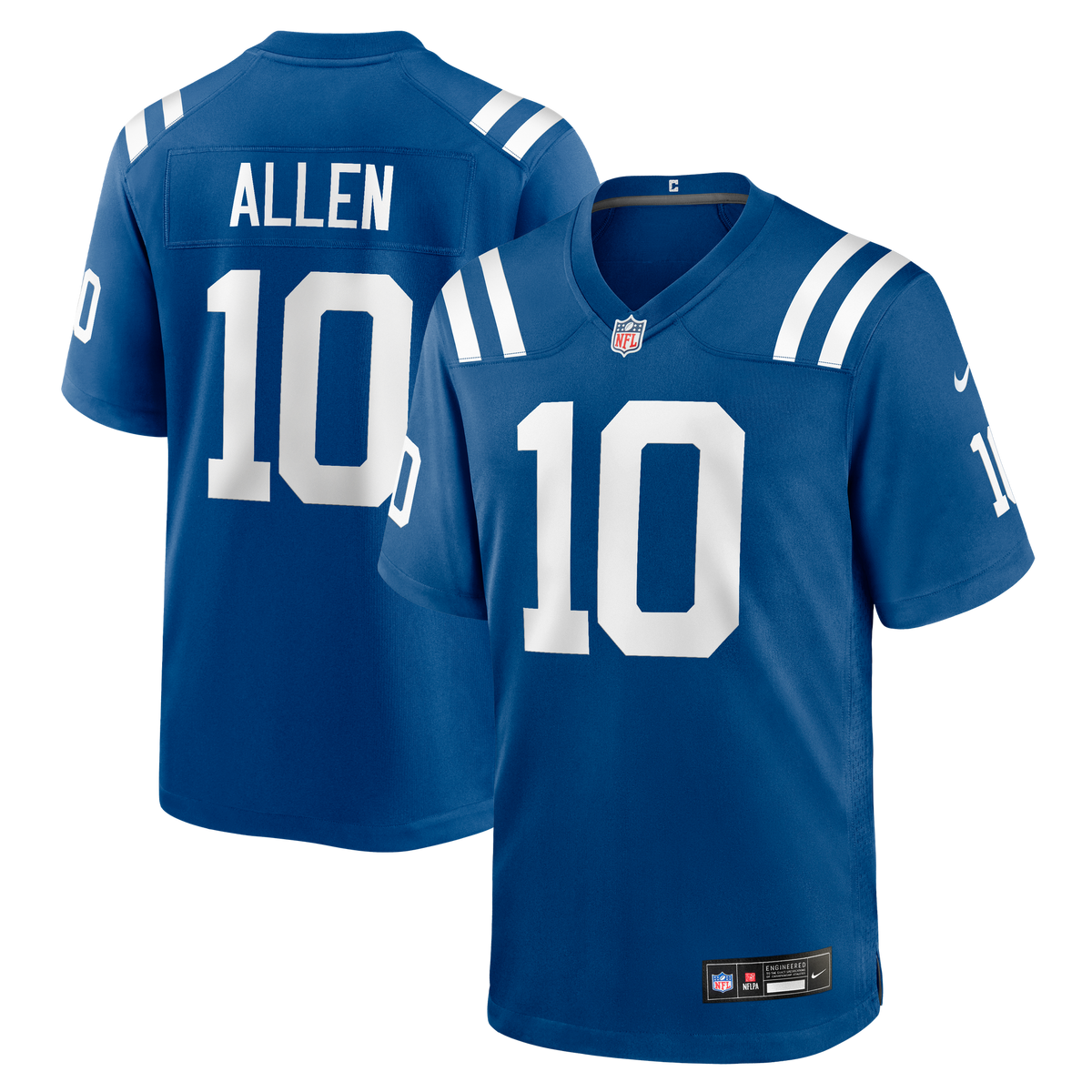 Indianapolis Colts Keenan Allen Nike Royal Team Game Jersey