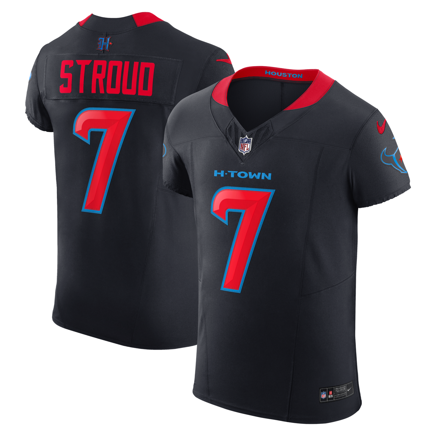 Houston Texans C.J. Stroud Nike Navy Alternate 2 Vapor F.U.S.E. Elite Jersey