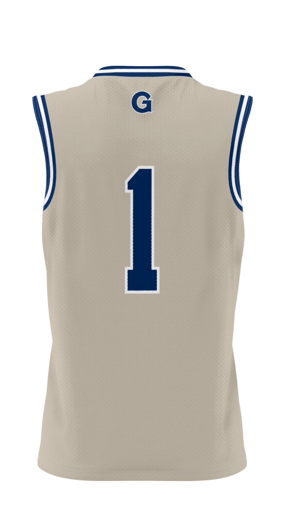#1 Georgetown Hoyas GameDay Greats Lightweight Basketball Jersey - Gray