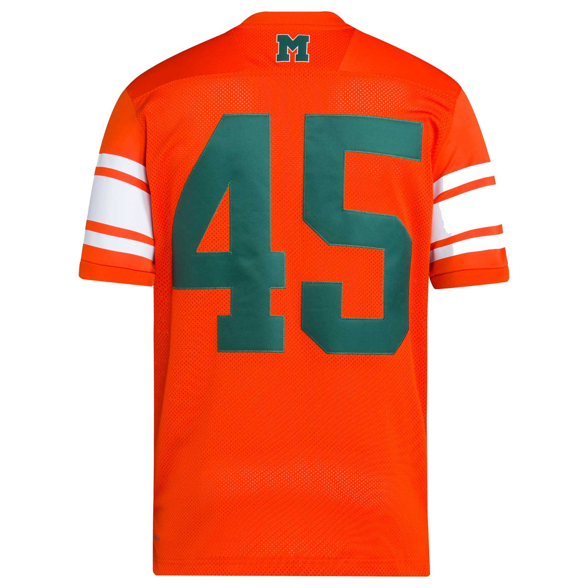 #45 Miami Hurricanes Football Icon Premier Jersey - Orange