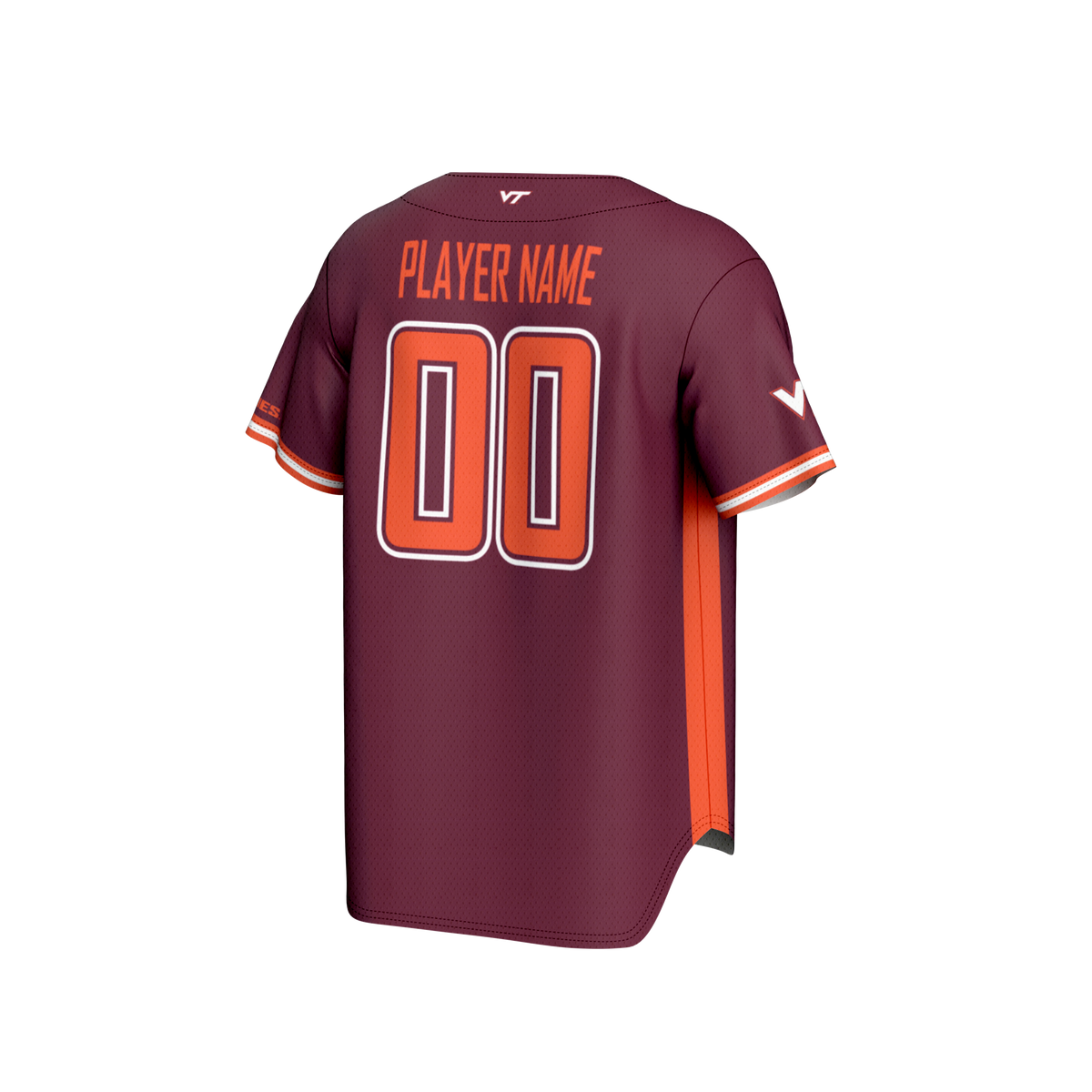 Virginia Tech Hokies GameDay Greats NIL Pick-A-Player Lightweight Baseball Jersey - Maroon