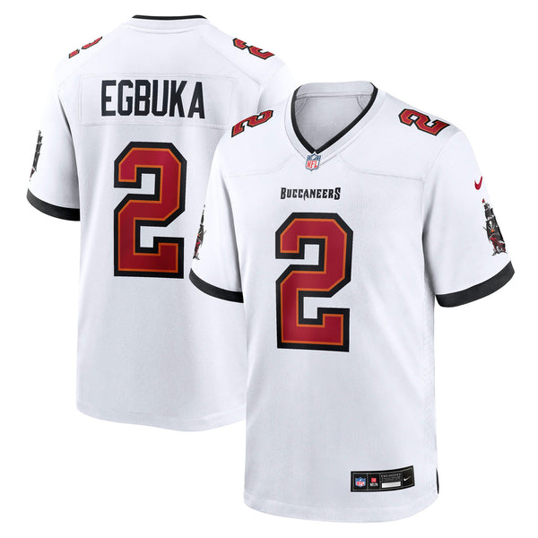 Tampa Bay Buccaneers Emeka Egbuka Nike White Game Jersey