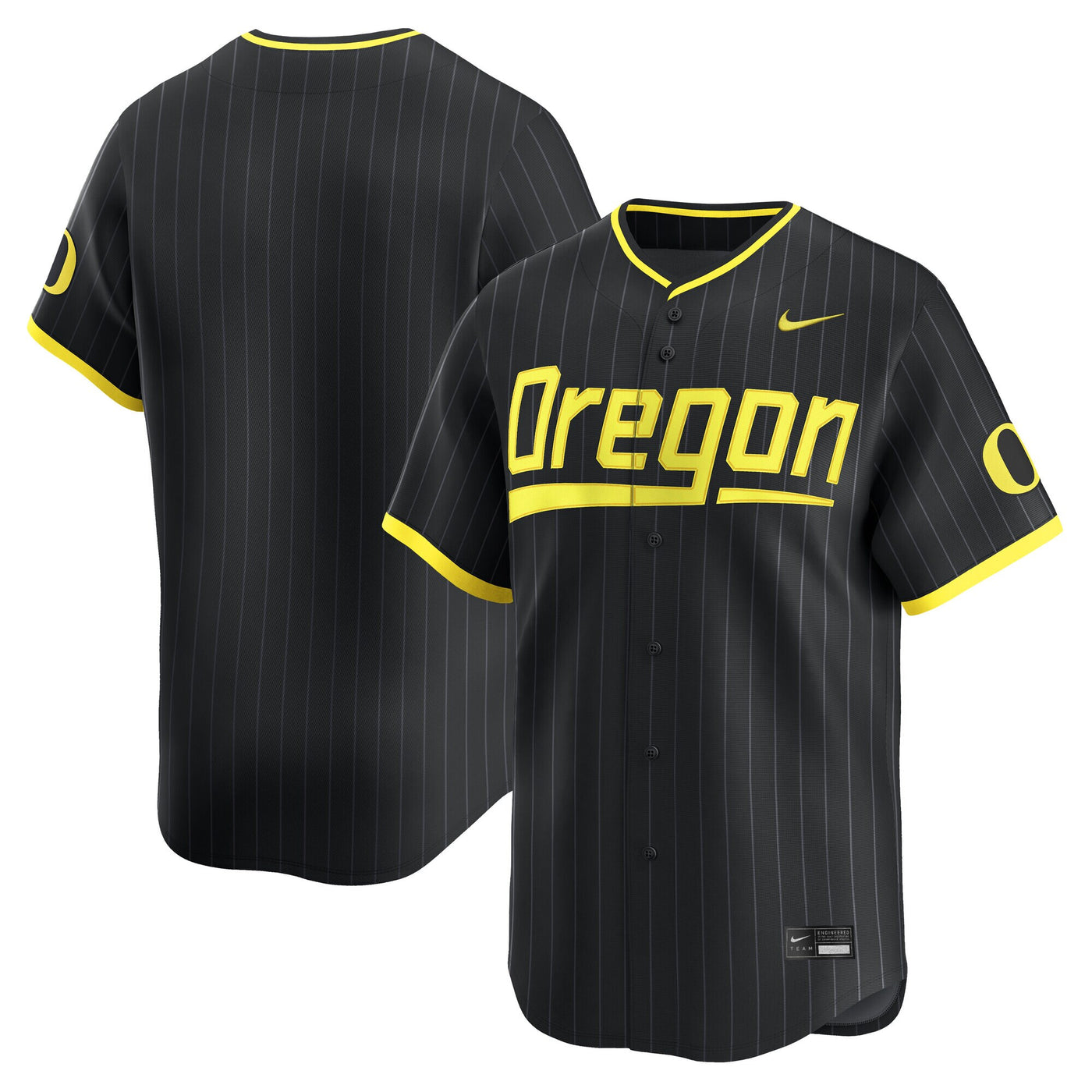 Nike Black Oregon Ducks Baseball Limited Jersey